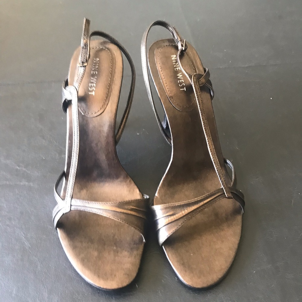 Nine West Bronze Sandals